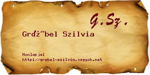 Grébel Szilvia névjegykártya